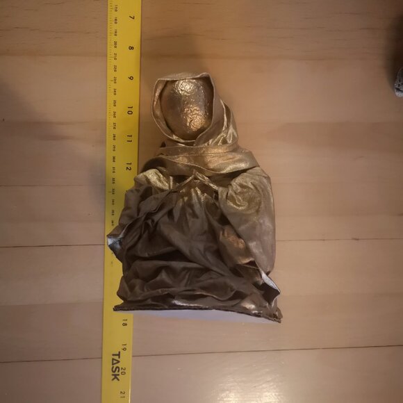 VTG 7 Pc. Set of Folk Art Paper & Materials Painted Nativity Set - Picture 13 of 16